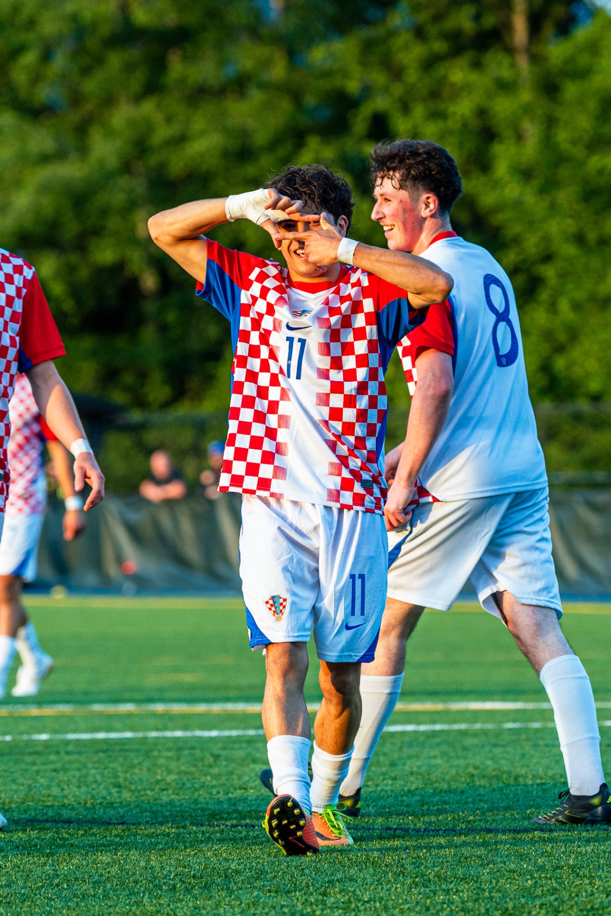 Croatia jersey celebration